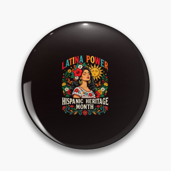 Item preview, Latina Power Hispanic Heritage Month Floral Celebration designed and sold by ImeldaSparks.
