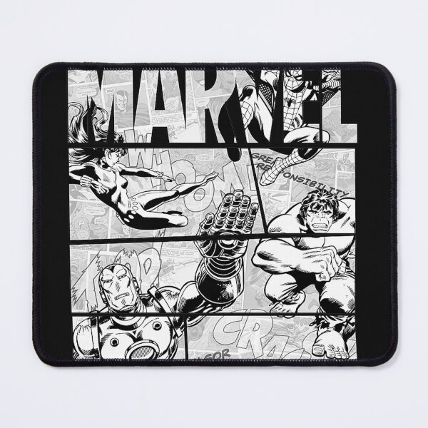 Item preview, M4rvel 4vengersz Retro Black and White Comic Graphic designed and sold by suarezhxbrega.
