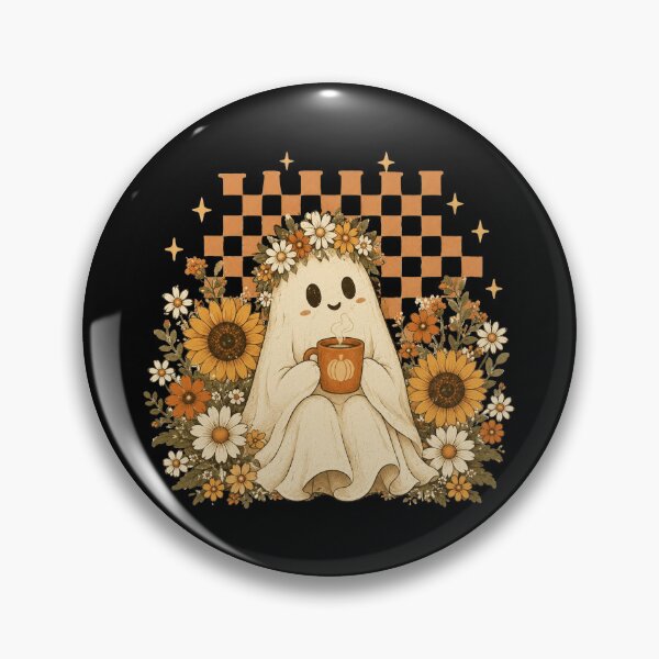 Item preview, Ghost With Pumpkin Mug designed and sold by ChanelHowell.