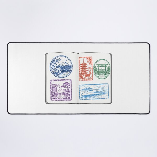 Item preview, Japan Travel Stamp Collection Notebook - Eki Stamp Souvenir designed and sold by japan-picto.