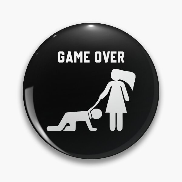 Item preview, Game Over - Funny Bride Groom Bachelor Bachelorette Party Gift designed and sold by xelkaiory.