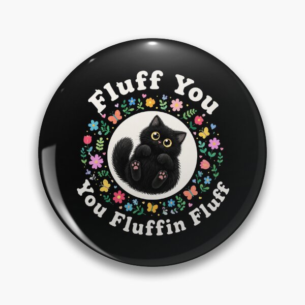 Item preview, Fluff You Black Cat designed and sold by Charles-Garrett.