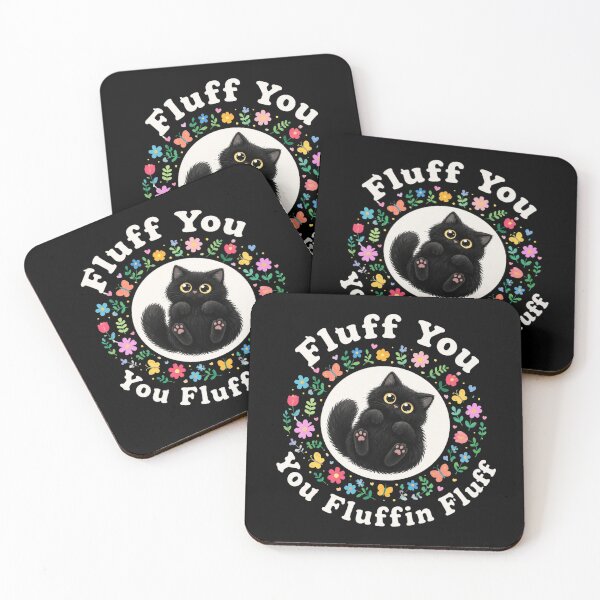 Item preview, Fluff You Black Cat designed and sold by Charles-Garrett.
