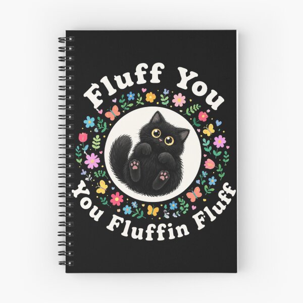 Item preview, Fluff You Black Cat designed and sold by Charles-Garrett.