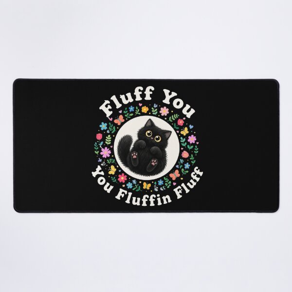 Item preview, Fluff You Black Cat designed and sold by Charles-Garrett.