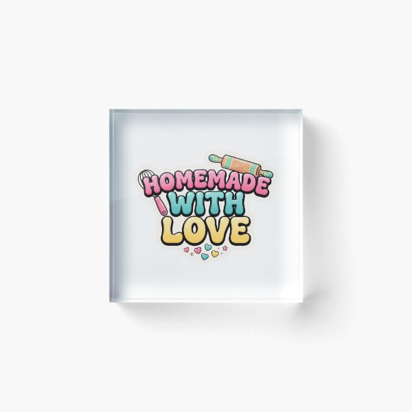 Item preview, Homemade With Love Cute Baking and Pastry Design designed and sold by Mellow Doodle Co..