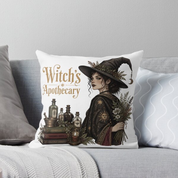 Item preview, Witch's Apothecary Botanical Herbalist Portrait designed and sold by RoyesButler.
