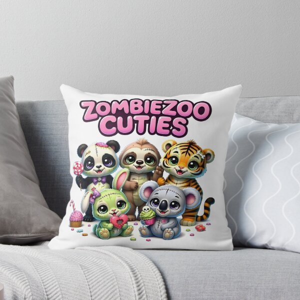 Item preview, ZombieZooCuties Group Shot - Cute Baby Zombie Animals Crew designed and sold by ZombieZooCuties.