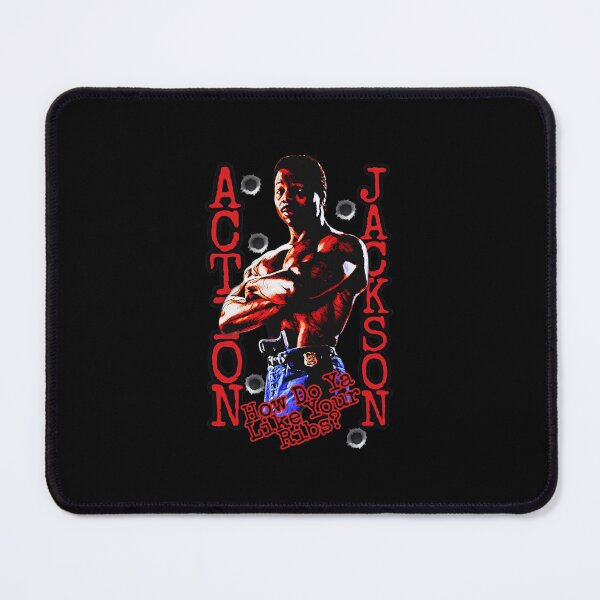 Item preview, Action Jackson 80s Retro Movie Muscle Man Design designed and sold by DoraUllrichfgh.