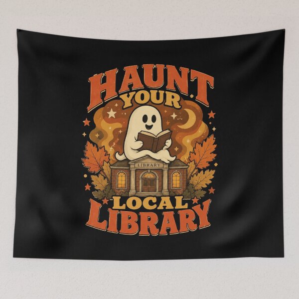 Item preview, Haunt Your Library designed and sold by ChanelHowell.