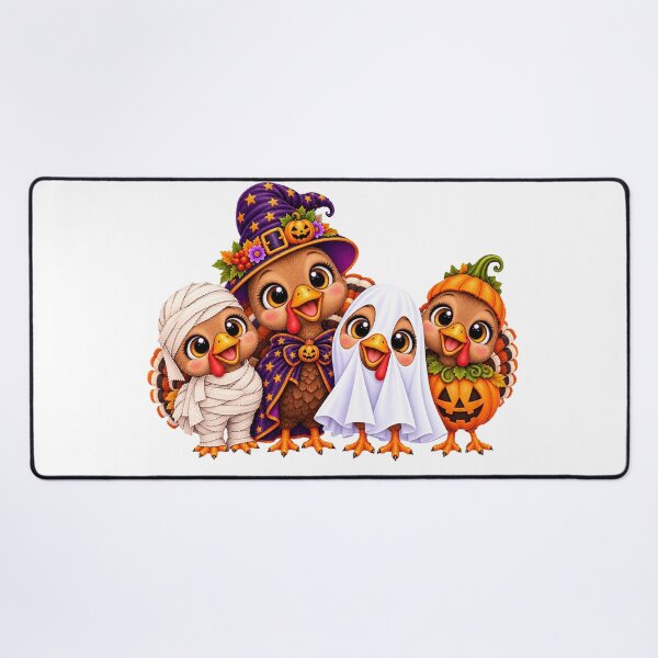 Item preview, Turkey Pumpkin Halloween Ghost Turkeys designed and sold by QuiteOrbit.