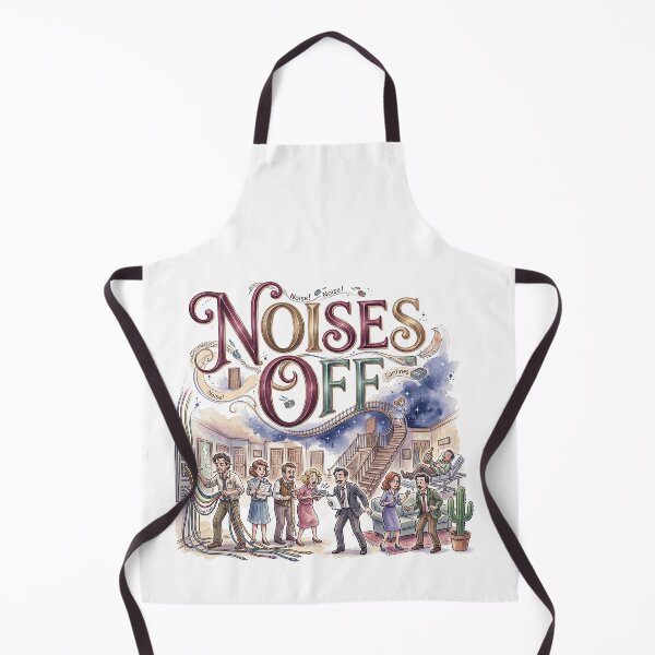 Item preview, Noises Off - Whimsical Theater Art designed and sold by Lyric Vault - Rock on.