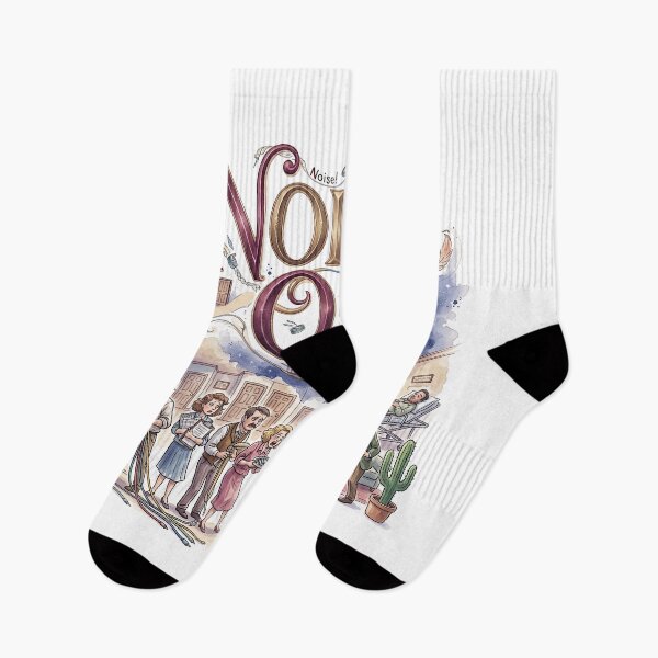 Item preview, Noises Off - Whimsical Theater Art designed and sold by Lyric Vault - Rock on.