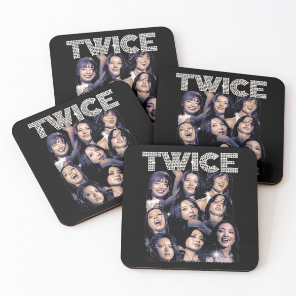 Item preview, TWICE K-Pop Girl Group Glitter Portrait  designed and sold by LisaMcgu770729.