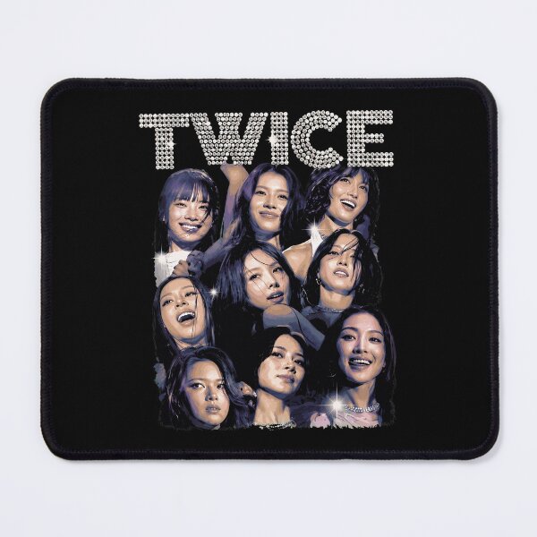 Item preview, TWICE K-Pop Girl Group Glitter Portrait designed and sold by LisaMcgu770729.