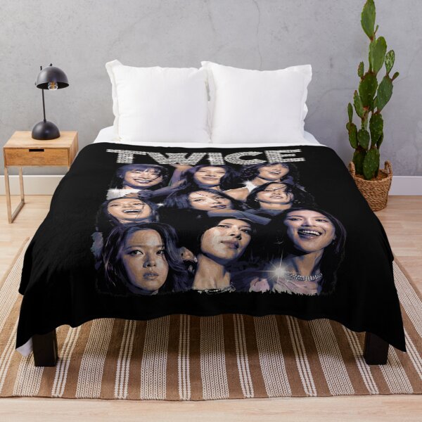 Item preview, TWICE K-Pop Girl Group Glitter Portrait designed and sold by LisaMcgu770729.
