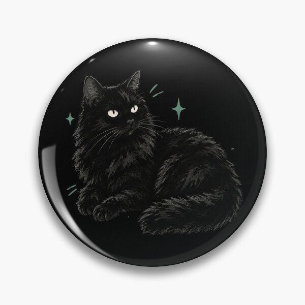 Item preview, Black Cat Fluffy designed and sold by Charles-Garrett.