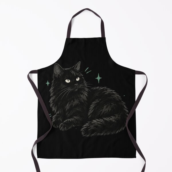 Item preview, Black Cat Fluffy designed and sold by Charles-Garrett.