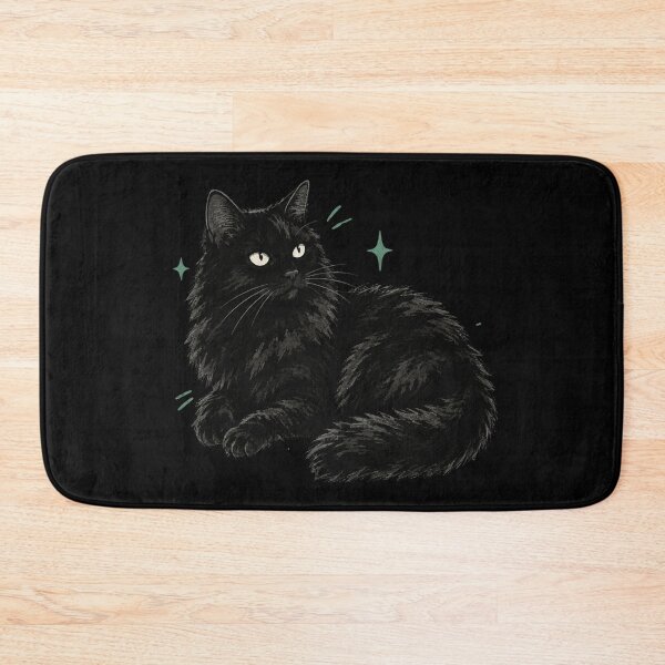 Item preview, Black Cat Fluffy designed and sold by Charles-Garrett.