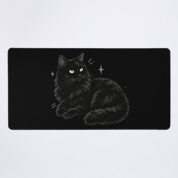 Item preview, Black Cat Fluffy designed and sold by Charles-Garrett.