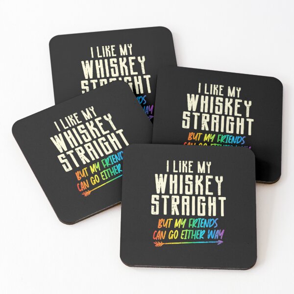 Item preview, Like My Whiskey Straight Friends Lgbtq Gay Pride Proud Ally  designed and sold by zhanggosa.