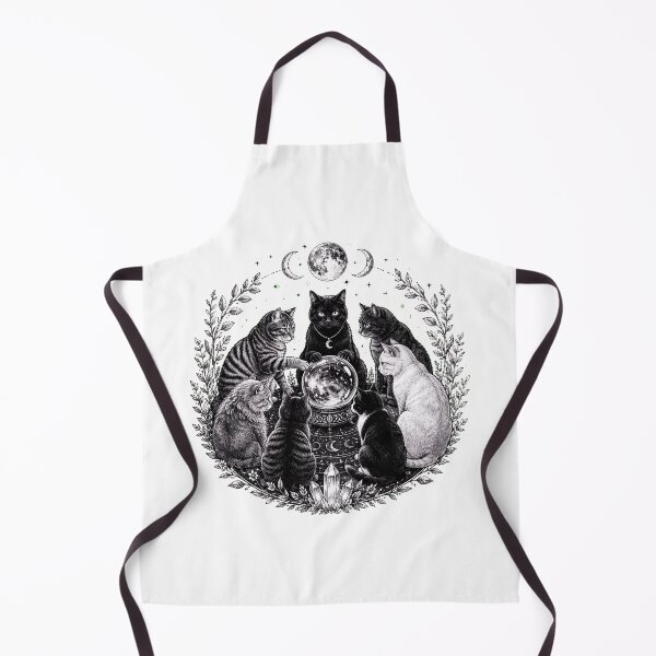 Item preview, Crystal Ball Cats Witchcraft designed and sold by Aniverlia.