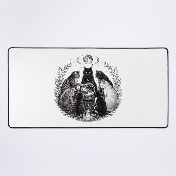 Item preview, Crystal Ball Cats Witchcraft designed and sold by Aniverlia.