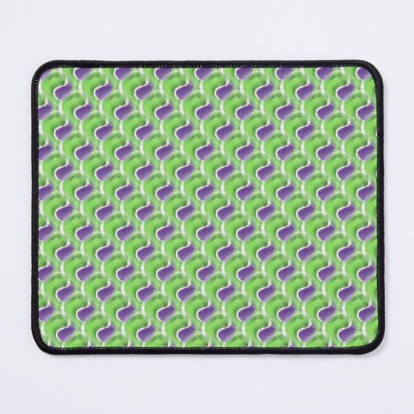 Item preview, Retro Bright Circular Pattern in Purple and Green designed and sold by Artistestella.