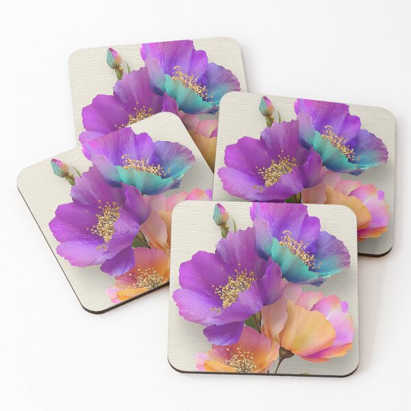 Item preview, Vibrant Ethereal Colorful Floral Bouquet Illustration designed and sold by colorful-white.