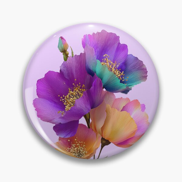 Item preview, Vibrant Ethereal Colorful Floral Bouquet Illustration designed and sold by colorful-white.