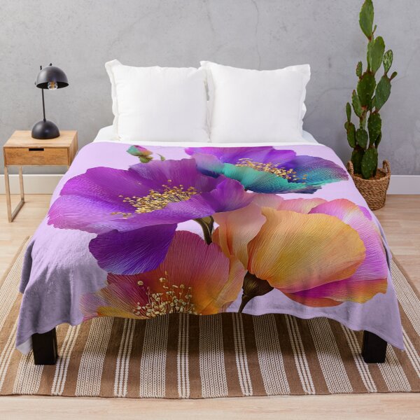 Item preview, Vibrant Ethereal Colorful Floral Bouquet Illustration designed and sold by colorful-white.