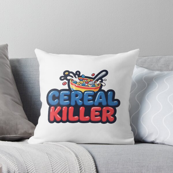 Item preview, Cereal Killer Funny Breakfast Pun Retro Design designed and sold by Mellow Doodle Co..
