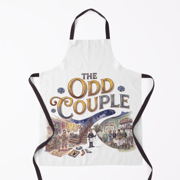 Item preview, The Odd Couple - Whimsical Theater Art designed and sold by Lyric Vault - Rock on.