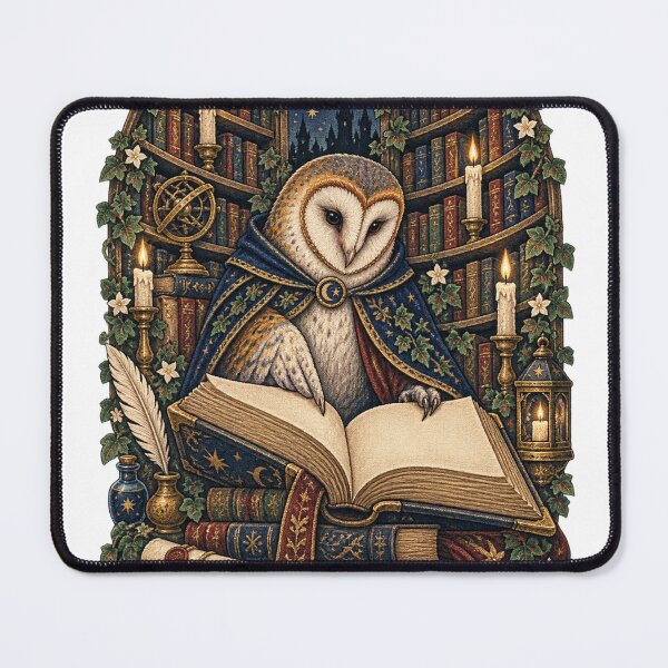Item preview, Barn Owl Midnight Library Reading designed and sold by SiripornSeaynng.