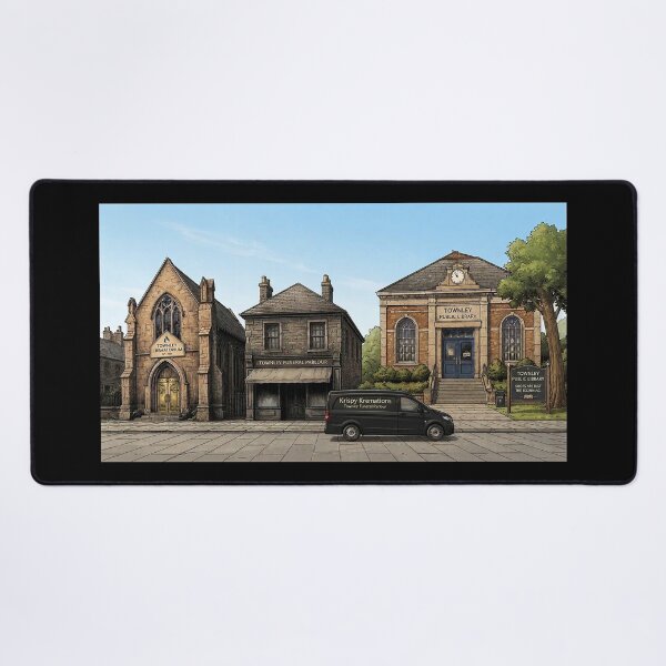 Item preview, Epilogue Agog Scene: Townley Crematorium, Funeral Parlour & Library Street View designed and sold by axp7884.