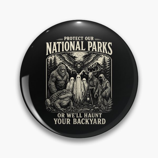 Item preview, Protect Our National Parks Cryptid Sasquatch Halloween Men designed and sold by Aladino Tamayo.