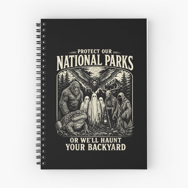 Item preview, Protect Our National Parks Cryptid Sasquatch Halloween Men designed and sold by Aladino Tamayo.