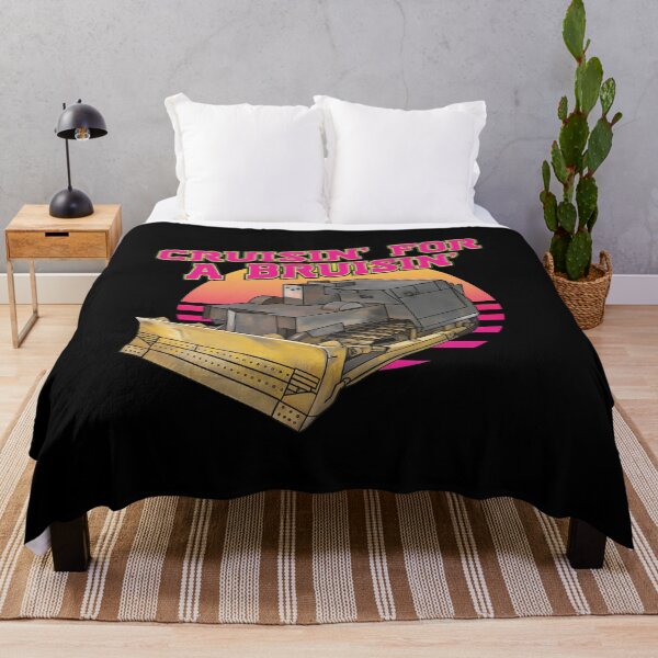 Item preview, Cruisin For A Bruisin' Retro Bulldozer Sunset designed and sold by DoraUllrichfgh.