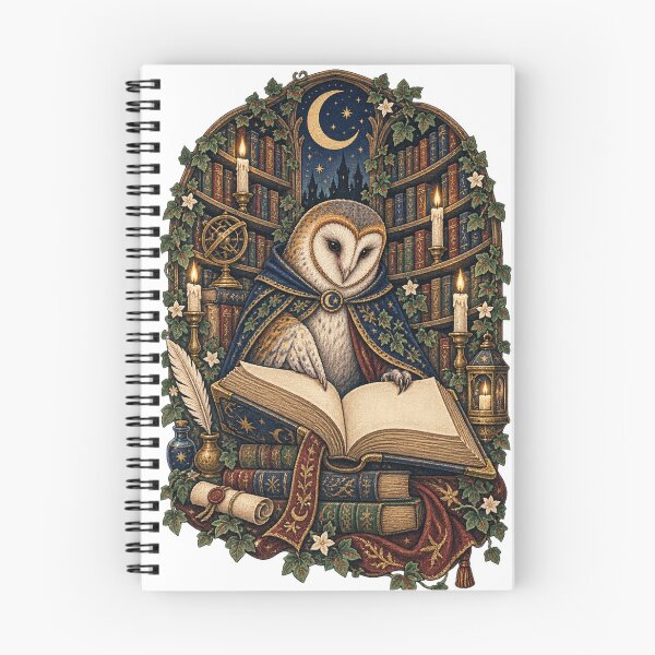 Item preview, Barn Owl Midnight Library Reading designed and sold by SiripornSeaynng.