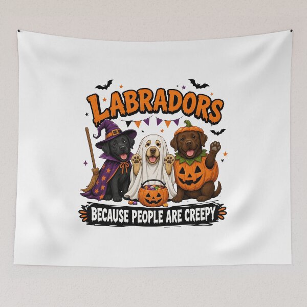 Item preview, Labradors Halloween Costumes Cute Dog Art designed and sold by OlyvieArt.
