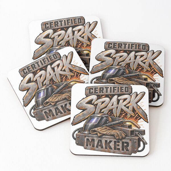 Item preview, Certified Spark Maker Funny Welder Design designed and sold by ABprintstudio.