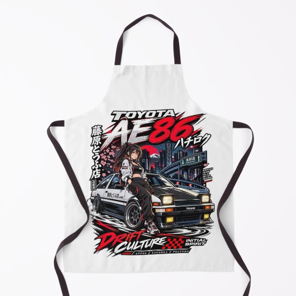 Item preview, Toyota AE86 Trueno JDM Drift Culture Initial D Car, Anime Style designed and sold by graphic-genie.