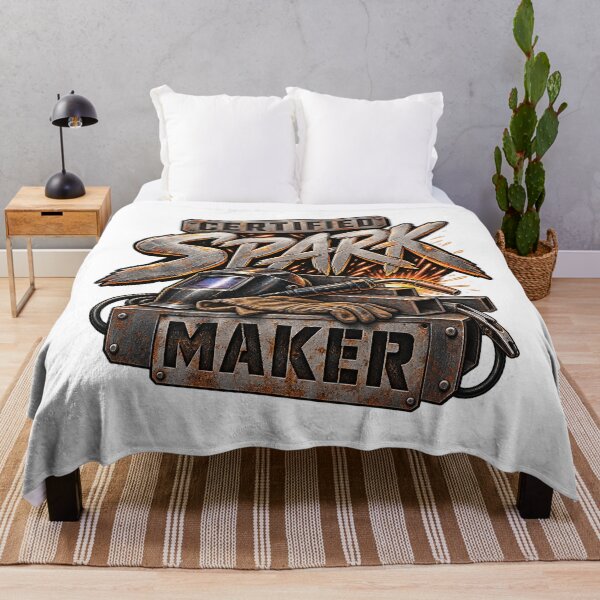 Item preview, Certified Spark Maker Funny Welder Design designed and sold by ABprintstudio.