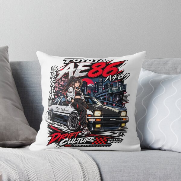 Item preview, Toyota AE86 Trueno JDM Drift Culture Initial D Car, Anime Style designed and sold by graphic-genie.