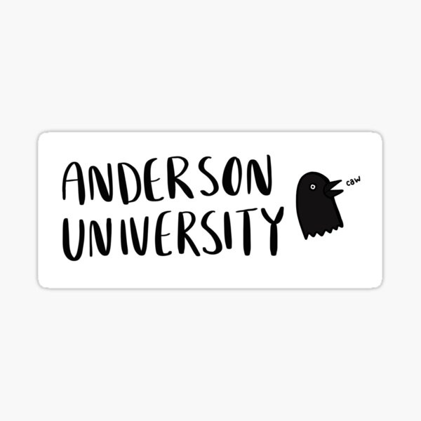 Anderson University *caw* Sticker