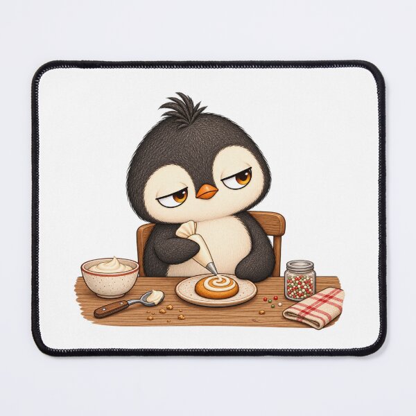Item preview, Taro the Penguin Baking | Cute Funny Penguin Baker Cookie Art designed and sold by MrDev.