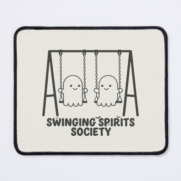 Item preview, Swinging Spirits Society Cute Retro Halloween Ghost Friends designed and sold by ANJ Creative Designs.