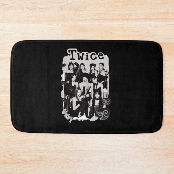 Item preview, TWICE K-Pop Group Photo Black White  designed and sold by AbigailP792708.