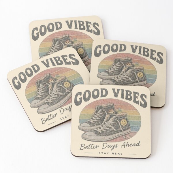 Item preview, Good Vibes Retro Sneakers Art designed and sold by FABIOLA1970.