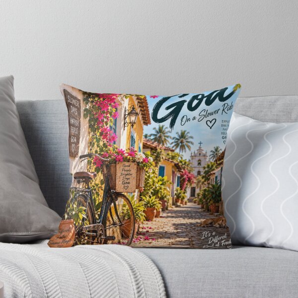 Item preview, Goa On a Slower Ride — Slower Days Happier People designed and sold by Goanheartprints.